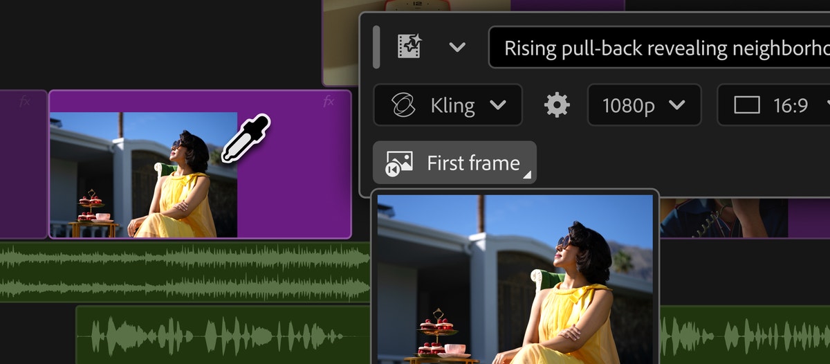 Premiere brings generative video and sound directly into the timeline